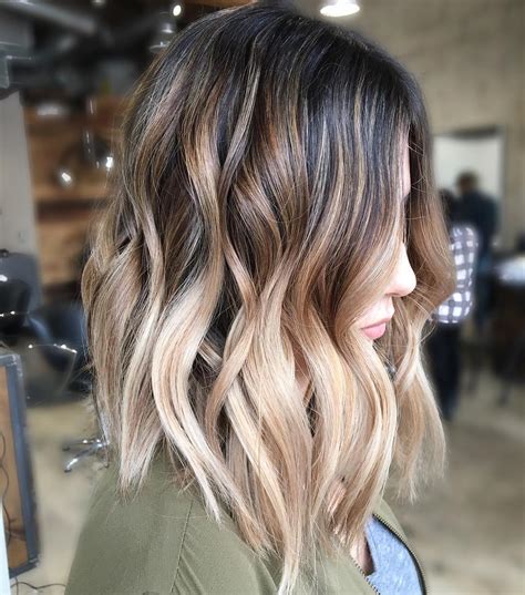 Pretty Balayage Ombre Hair Styles For Shoulder Length Hair Medium