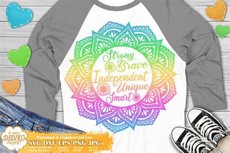 Download Motivational Mandala SVG, Mandala Svg, Inspirational | DIDIKO designs