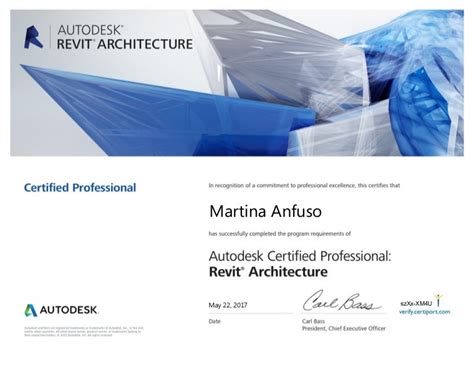 Revit Architecture Certificate