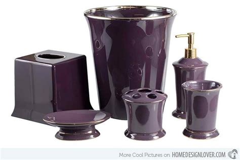 15 Elegant Purple Bathroom Accessories Home Design Lover Plum