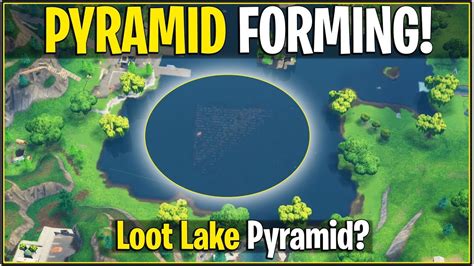 New Fortnite Loot Lake Pyramid Forming Possible Season 5 Addition Youtube