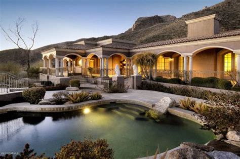 Luxury Mansion In Tucson Arizona Mansions Mediterranean Homes