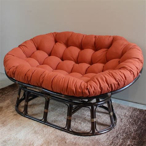 These kitchen chair cushion support the body and are colorful too. Blazing Needles Oversize Double Papasan Chair Cushion ...