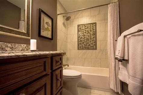 The most popular tile sizes for the pattern selected appear, and after that quick selection, you only need to input the dimensions of the room. Small Bathroom With Decorative Tile | Bathroom design ...