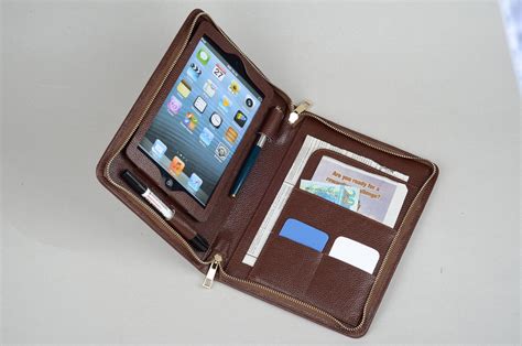 Ipad Mini Portfolio Purse With A5 Notepad Holderipad Mini Etsy