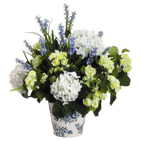 These flowers bring timeless beauty and charm which makes them perfect. Faux Florals & Wreaths | Faux hydrangea, Hydrangea ...