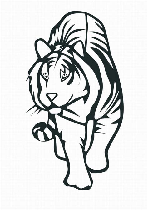 How well would this tiger fare in this stunt? Free Printable Tiger Coloring Pages For Kids