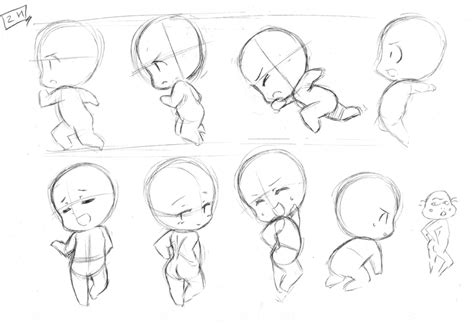 On Deviantart Chibi Sketch