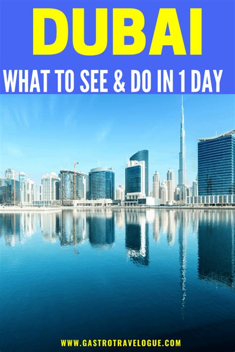 Things To See And Do In Dubai The City Of Gold Gastro Travelogue