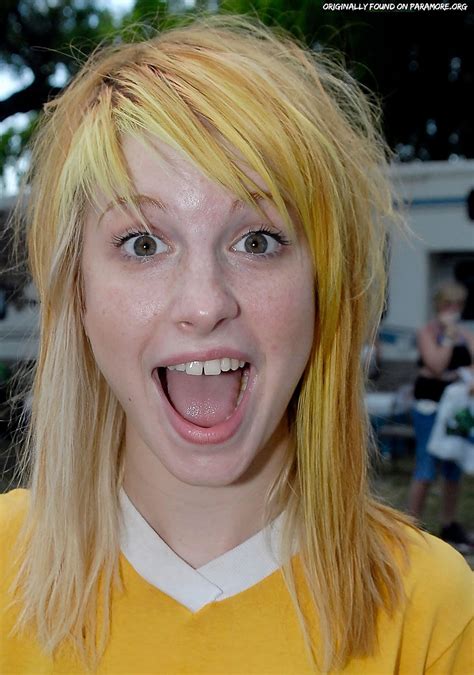 We Are Paramore Hayley Williams W Yellow Blonde Hair