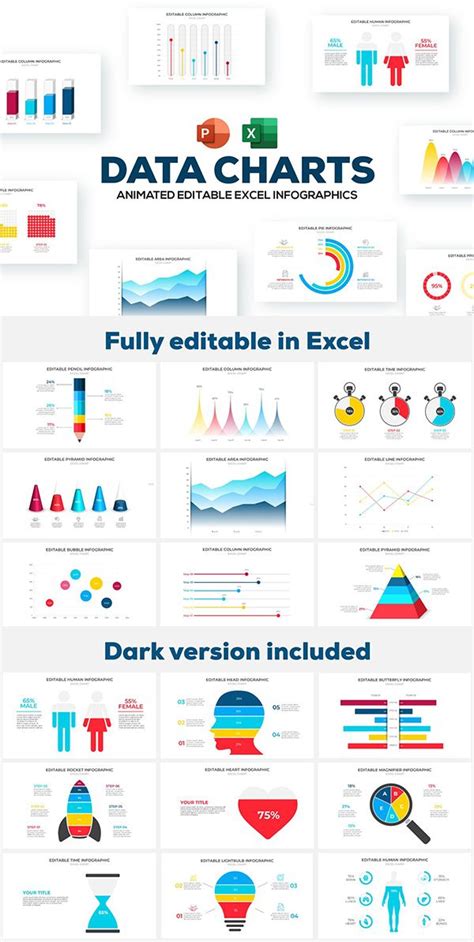 Excel Charts Powerpoint Infographic Infographic Powerpoint Excel