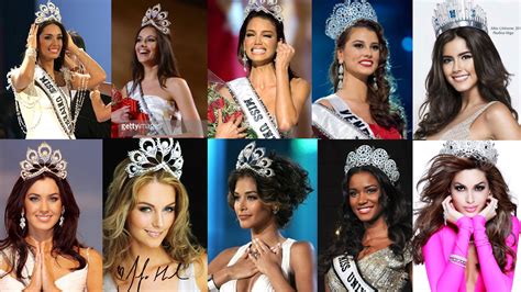 Top 10 The Best Of Miss Universe Youtube