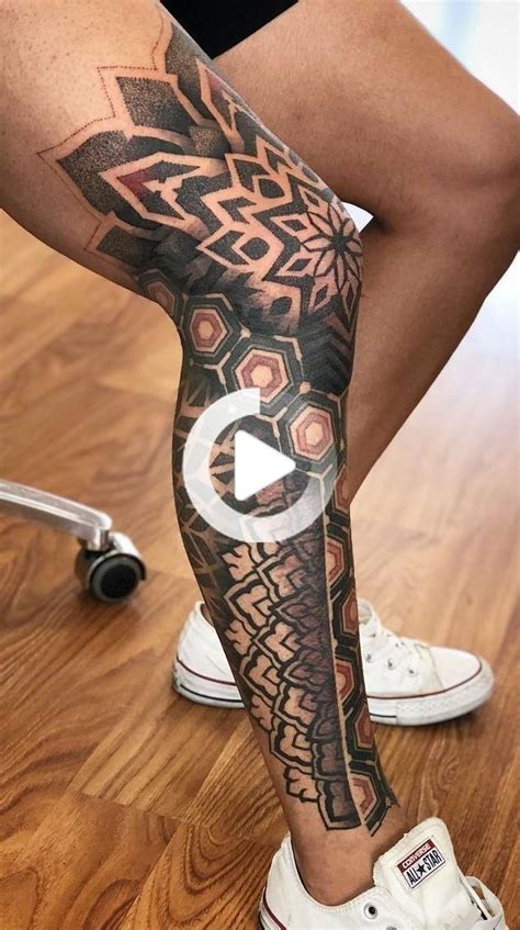 Pin On Leg Tattoo Men Lower Full Leg Tattoos Leg Tattoo Men Geometric Tattoo Leg
