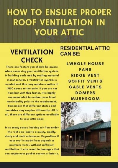 How To Ensure Proper Roof Ventilation In Your Attic