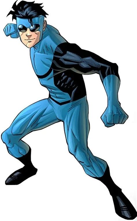 Invincible Comic Mark Grayson Aka Invincible With The Blue Suit