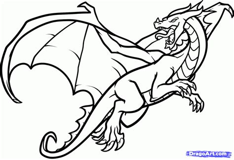 How To Draw A Flying Dragon Dragon In Flight Step By Step Dragons