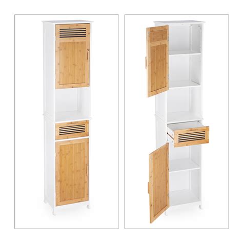 Loft24 jane hochschrank midi schrank 60x130 cm badmöbel. Badschrank Badezimmerschrank Hochschrank Midischrank ...