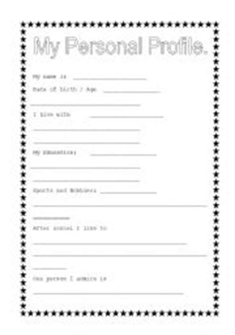 A well drafted personal profile sample can help establish your image. 17 Best Images of Learner Profile Worksheet - IB Learner Profile Traits, Student Profile ...