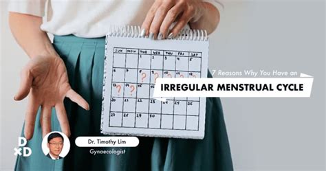5 Reasons Why You Have An Irregular Menstrual Cycle Human