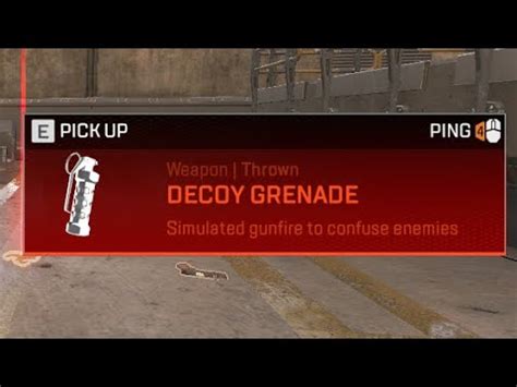 Audio Decoy Grenade In Apex Legends Youtube