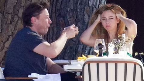 Elon Musk Pictured Having Lunch In St Tropez With New Girlfriend Natasha Bassett Youtube