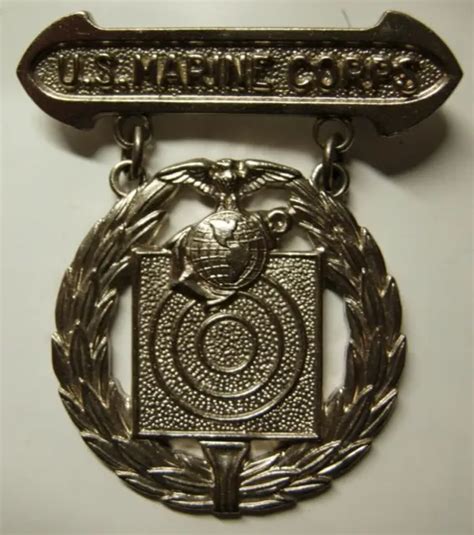 Ww2 Usmc Shooting Qualification Medal Badge Marine Corps Pb 4500