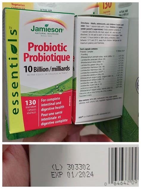 預訂 Jamieson Probiotics 130 粒 益生菌 健康及營養食用品 健康補充品 健康補充品 維他命及補充品