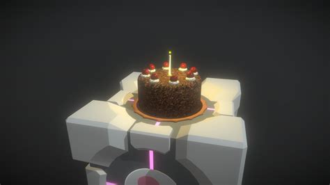The Cake Is A Lie 3december2020 Day12 Download Free 3d Model By