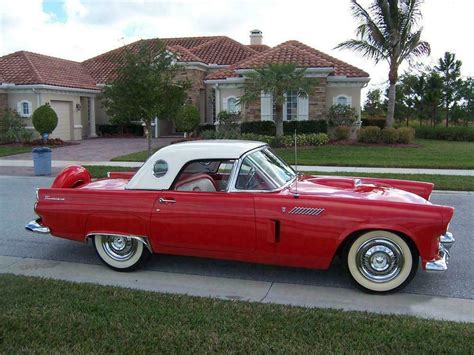 1956 FORD THUNDERBIRD CONVERTIBLE Front 3 4 125158