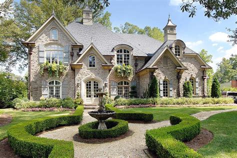 Looking to impress the neighbors? Plan 15807GE: Old World Exterior | French country, Luxury ...