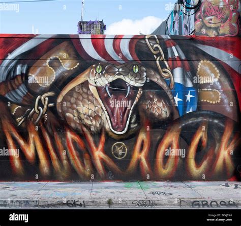 Graffiti In Miami Wynwood Stock Photo Alamy