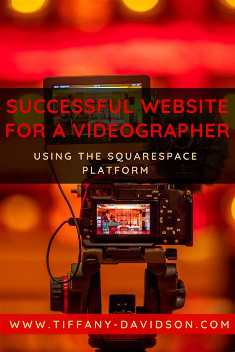 Successful Website For A Videographer Using The Squarespace Platform