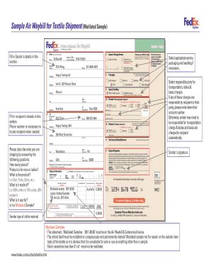 17 Printable Fedex Shipping Forms Templates Fillable Samples In PDF