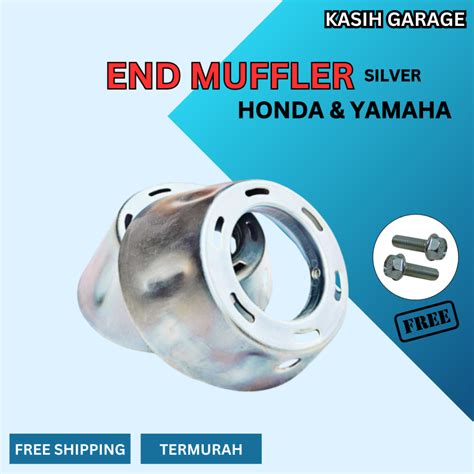 Jual End Muffler End Cup Chrome Moncong Knalpot Vario 125 150 Pcx