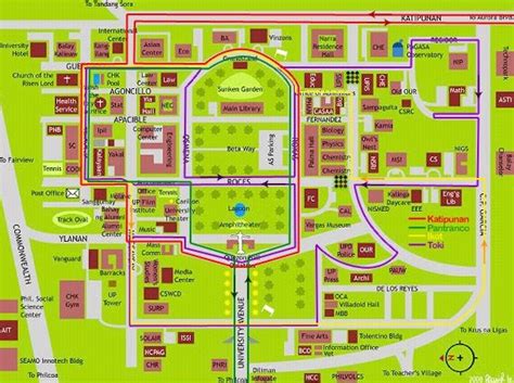 It offers courses in liberal arts, social sciences, law, business and economics, natural sciences, engineering, music and fine arts among others. Galaxy Defenders Stay Forever: UP Diliman map & jeepney routes