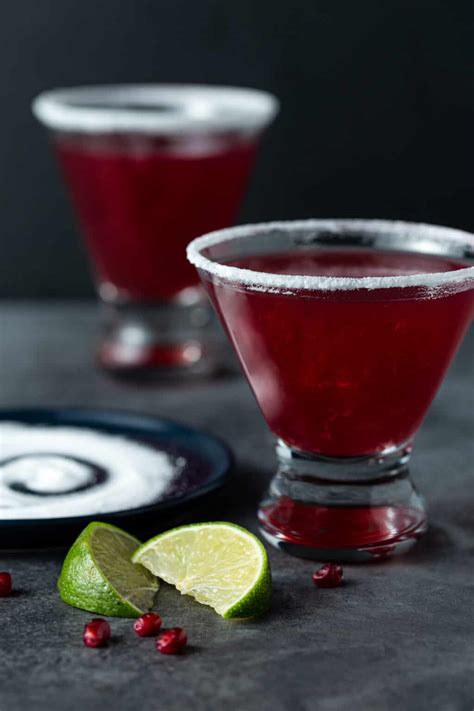 Easy Pomegranate Martini Recipe Made With Tequila