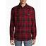 GEORGE  George Mens And Big Super Soft Flannel Shirt Up To