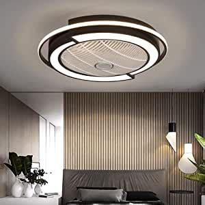 Replacing old kitchen light with new led flush mount ceiling light and dimmer. Amazon.com: 23 Inch Ceiling Fan with Lights Modern LED ...