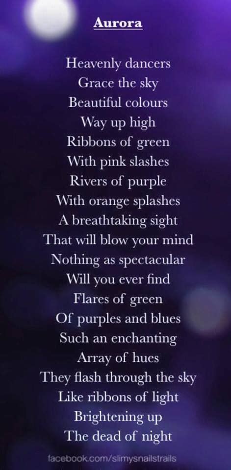 Aurora From Purely Poetic By Brenda Stephens Poetry Poems Beautiful
