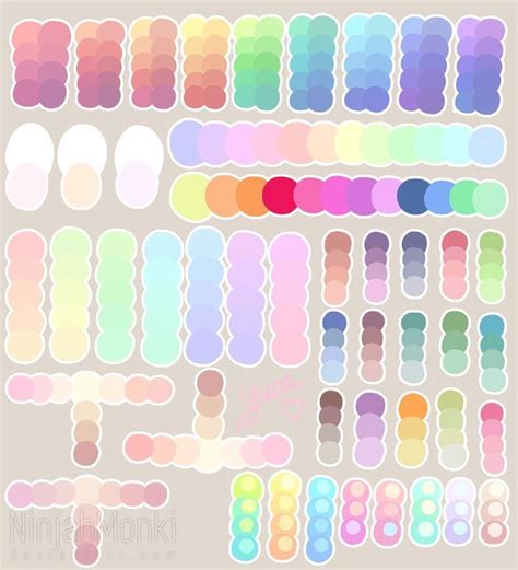 Pin By Your Local Punk On Anime Pastel Color Color Palette Challenge