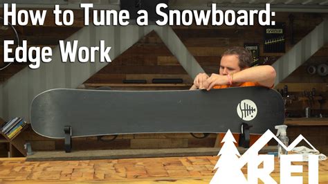 How To Tune A Snowboard 1 Edge Work Youtube