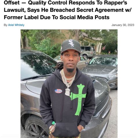 Offset S Former Label Quality Control Files Countersuit Alleges Rapper