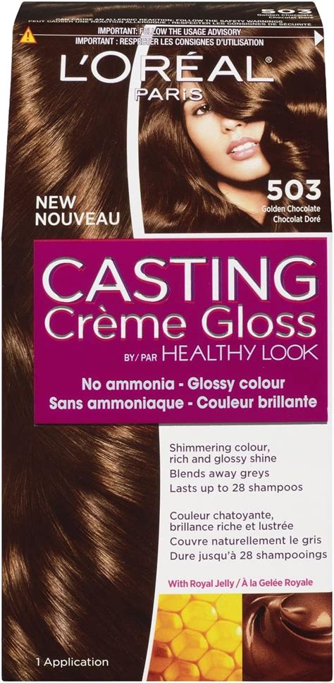 Loreal Paris Casting Crème Gloss By Healthy Look Haircolour 503 Golden Chocolate Amazonca