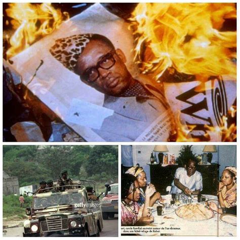 Le 16 Mai 1997 Fuite Du Président Mobutu Sese Seko Marquant Ainsi La