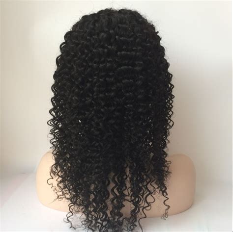 brazilian deep curly full lace wig 18inch