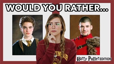 Harry Potter Would You Rather Youtube