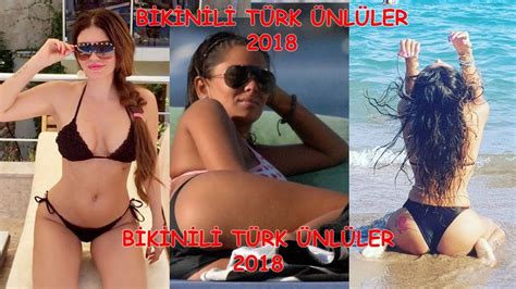 Bikinili Türk Ünlüler 3 2018 Turkish Celebrity Bikini Body 2018 3