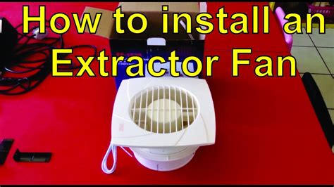 Double switch wiring diagram fan light for bathroom. How to install an extractor fan in a ceiling - YouTube