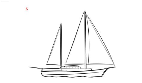 Boat Drawing Ideas How To Draw A Ship Step By Step