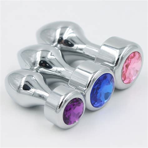 Size Bullet Shape Metal Anal Toys Smooth Touch Butt Plug Stainless